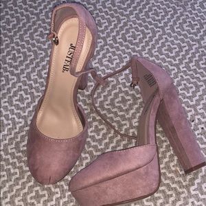 Blush heels